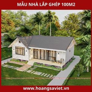 Nhà Lắp Ghép 100M2