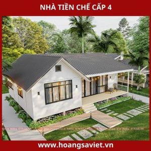 Nhà Tiền Chế Cấp 4 Đẹp, Đơn Giản, Giá Rẻ, Phổ Biến Nhà Tiền Chế Cấp 4 Đẹp, Đơn Giản, Giá Rẻ, Phổ Biến