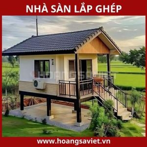 nhà sàn lắp ghép