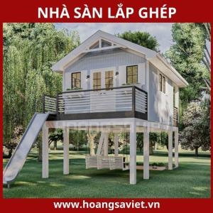 nhà sàn lắp ghép